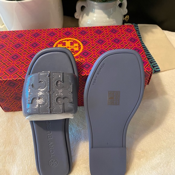 TORY BURCH DOUBLE T SPORT SLIDE - Picture 5 of 8
